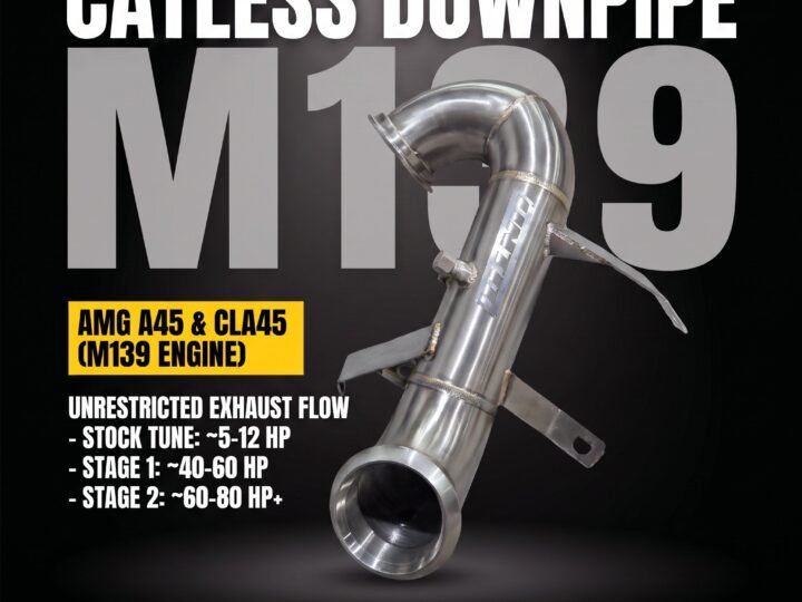 Untd. Performance Catless Downpipe - Mercedes-Benz AMG CLA45 A45 W177 2019+ M139 2.0T