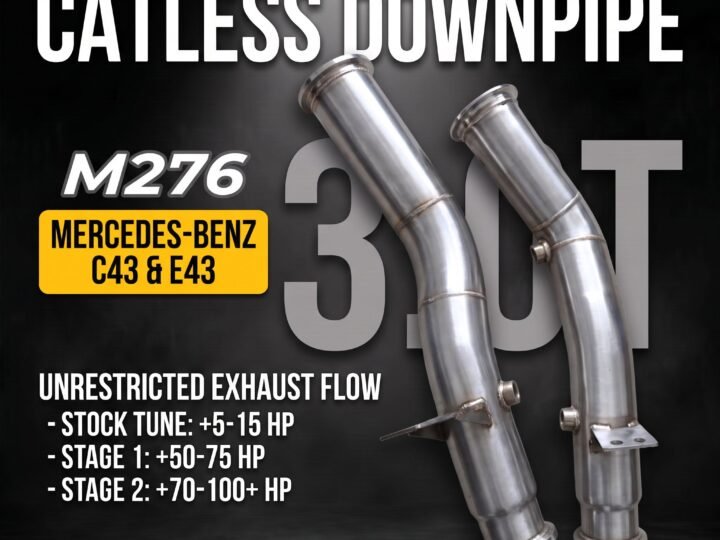 Untd. Performance Catless Downpipe - Mercedes-Benz M276 W/S/C205 W213/C238 - C400 C450 C43 E400 E43