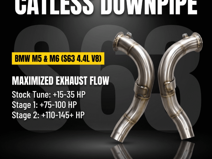 Untd. Performance Catless Downpipe - BMW S63 M5 F10 M6 F13 2011 -2018 / One-Piece