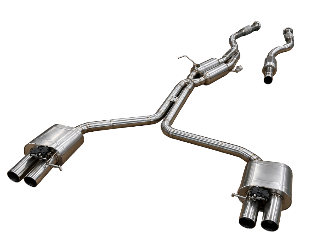 Untd. Performance Resonated / Valved Cat-Back System - Audi A6 Quattro A7 - SportBack C8