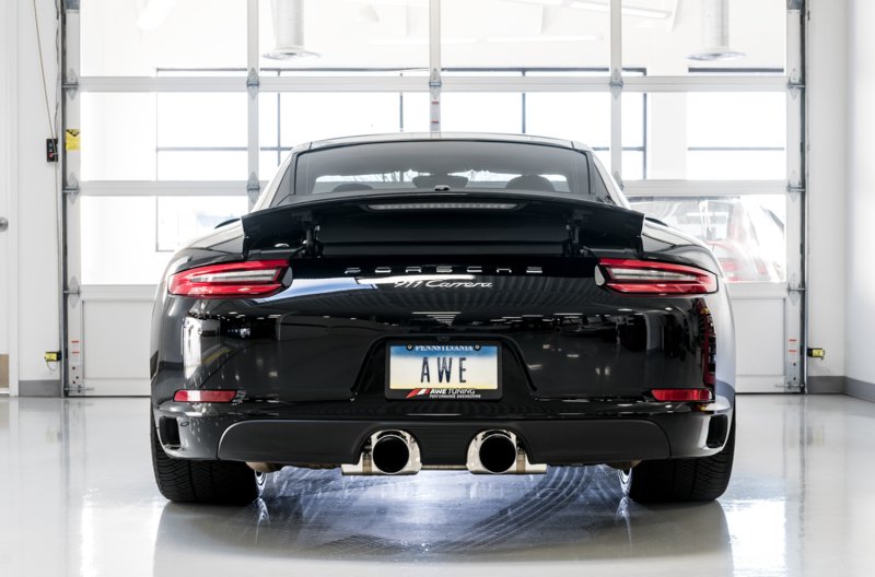 AWE Tuning Porsche 911 (991.2) Carrera / S SwitchPath Exhaust for PSE Cars - Chrome Silver Tips - Image 5