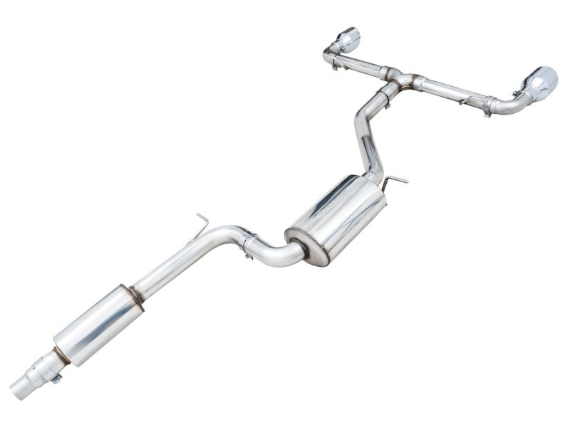 AWE 2022 VW GTI MK8 Touring Edition Exhaust - Chrome Silver Tips - Image 6