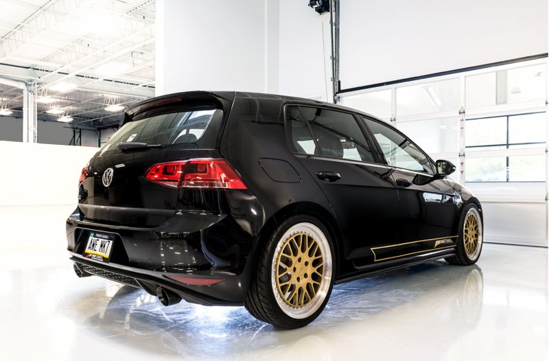 AWE Tuning VW MK7 GTI Track Edition Exhaust - Diamond Black Tips - Image 2