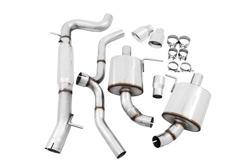 AWE Tuning VW MK7 Golf Alltrack/Sportwagen 4Motion Touring Edition Exhaust - Polished Silver Tips - Image 3