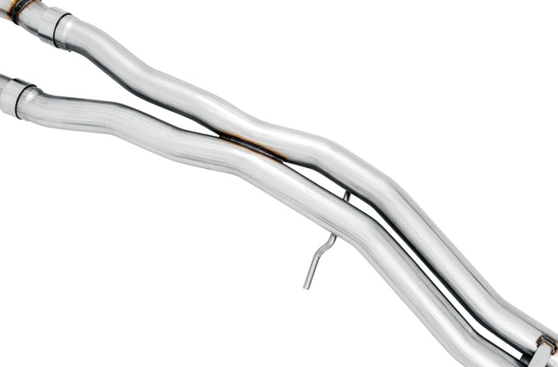 AWE Tuning Audi B9 SQ5 Non-Resonated Touring Edition Cat-Back Exhaust - No Tips (Turn Downs) - Image 3