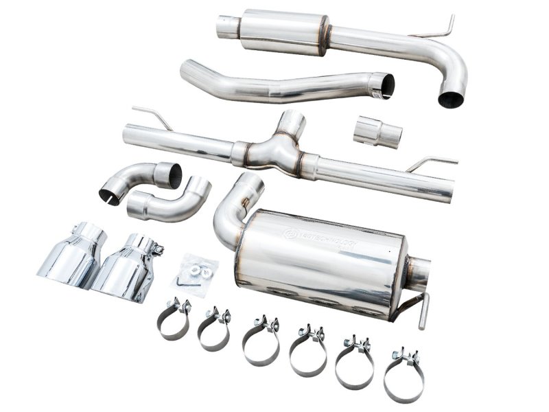 AWE 2022 VW GTI MK8 Touring Edition Exhaust - Chrome Silver Tips - Image 10