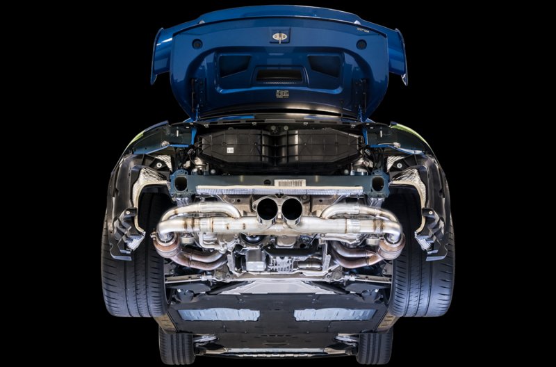 AWE Tuning Porsche 991 GT3 / RS SwitchPath Exhaust - Chrome Silver Tips - Image 3
