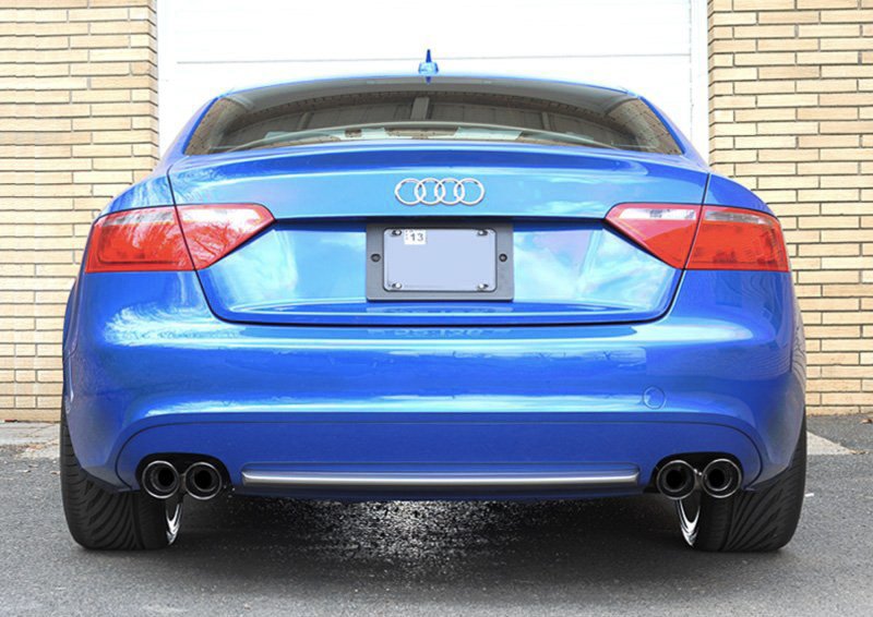 AWE Tuning Audi B8 A5 2.0T Touring Edition Exhaust - Quad Outlet Diamond Black Tips - Image 2