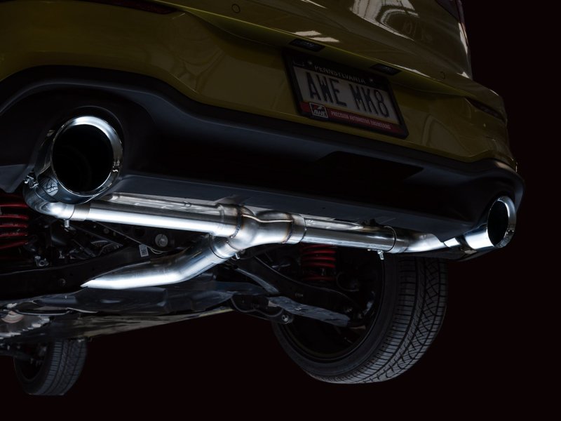 AWE 2022 VW GTI MK8 Track Edition Exhaust - Chrome Silver Tips - Image 2