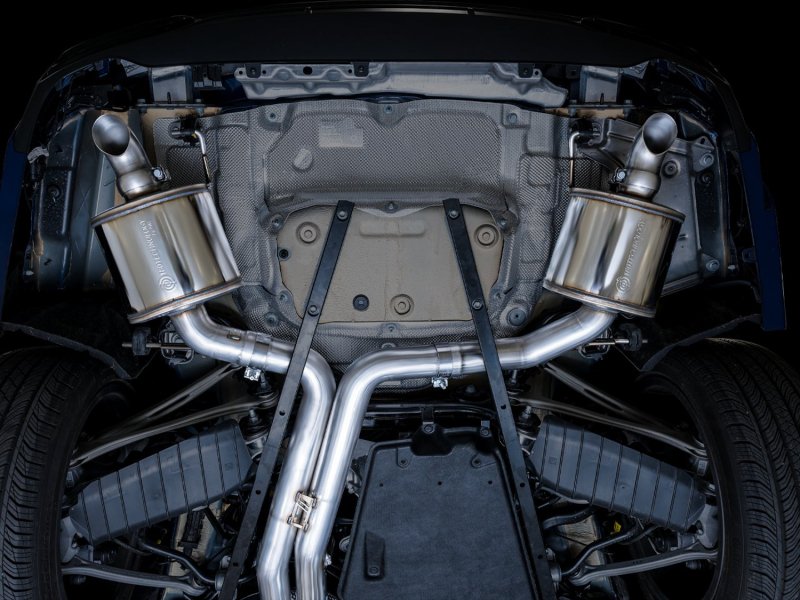AWE Audi 2019-2023 C8 A6/A7 3.0T Touring Edition Cat-back Exhaust- Turn Downs - Image 2