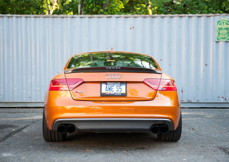 AWE Tuning Audi B8.5 S5 3.0T Touring Edition Exhaust System - Diamond Black Tips (102mm) - Image 3