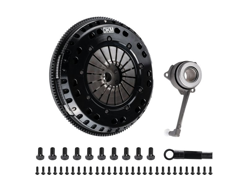 DKM Clutch 2.0 VW/Audi A3 TSI 8 Bolt Motor MS Twin Disc Clutch w/Steel Flywheel (660 ft/lbs Torque) - Image 3