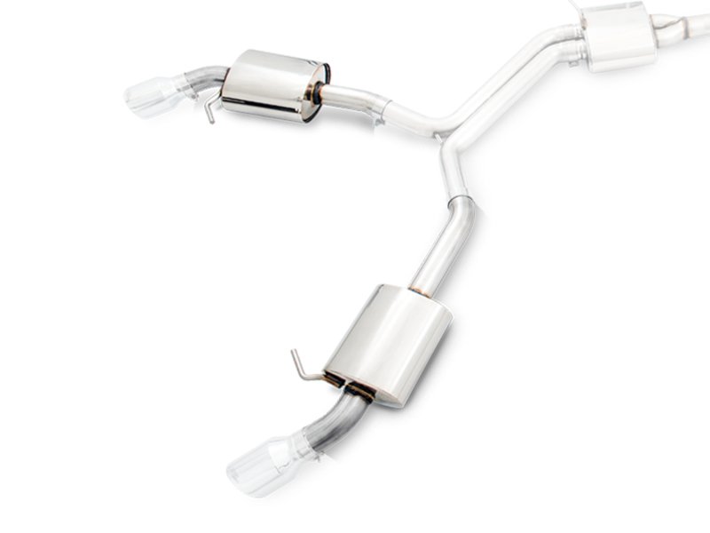 AWE Tuning Audi B9 A5 Touring Edition Exhaust Dual Outlet - Chrome Silver Tips (Includes DP) - Image 6
