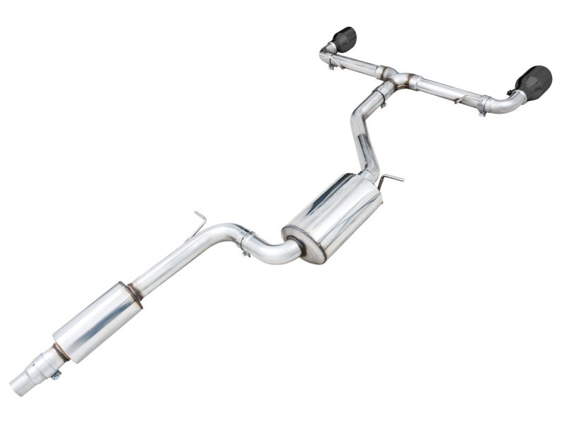 AWE 2022 VW GTI MK8 Touring Edition Exhaust - Diamond Black Tips - Image 6