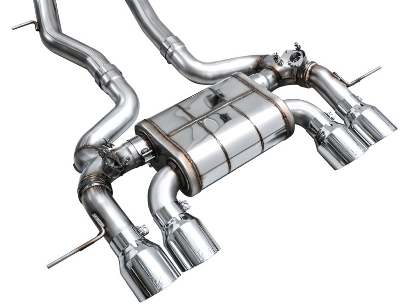 AWE Tuning 23-24 BMW G87 M2 SwitchPath Edition Exhaust - Chrome Silver Tips - Image 9