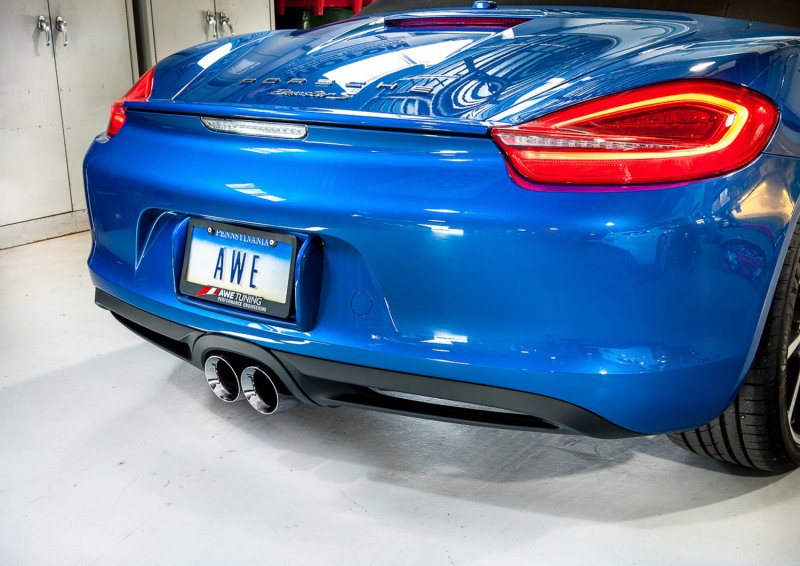 AWE Tuning Porsche 981 Performance Exhaust System - w/Chrome Silver Tips - Image 3