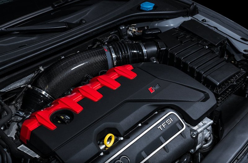 AWE Tuning Audi RS3 / TT RS 4.5in S-FLO Carbon Inlet Tube - Image 2