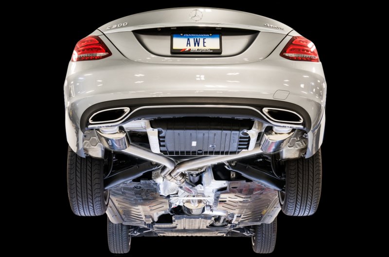 AWE Tuning Mercedes-Benz W205 C300 Touring Edition Exhaust - Image 2