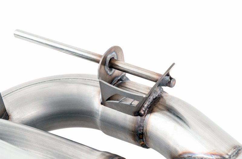 AWE Tuning BMW F3X 340i Touring Edition Axle-Back Exhaust - Chrome Silver Tips (102mm) - Image 4