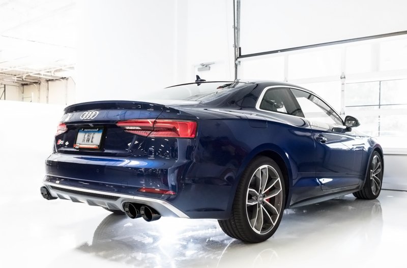 AWE Tuning Audi B9 S5 3.0T Touring Edition Exhaust - Black Diam Tips (102mm) - Image 4