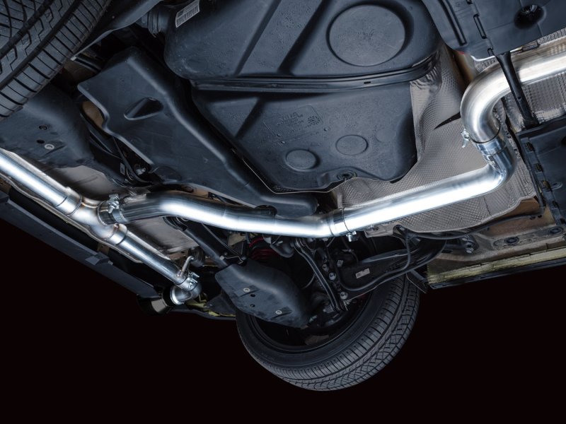 AWE 2022 VW GTI MK8 Track Edition Exhaust - Diamond Black Tips - Image 10