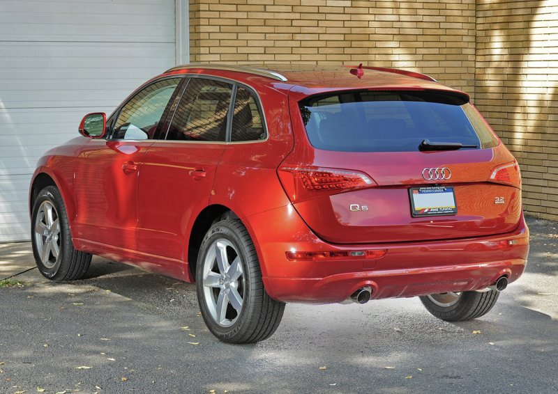 AWE Tuning Audi 8R Q5 3.2L Non-Resonated Exhaust System (Downpipe-Back) - Diamond Black Tips - Image 3