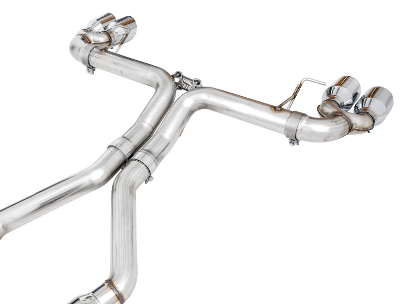 AWE Tuning 2019+ BMW M340i (G20) Track Edition Exhaust - Quad Chrome Silver Tips - Image 8