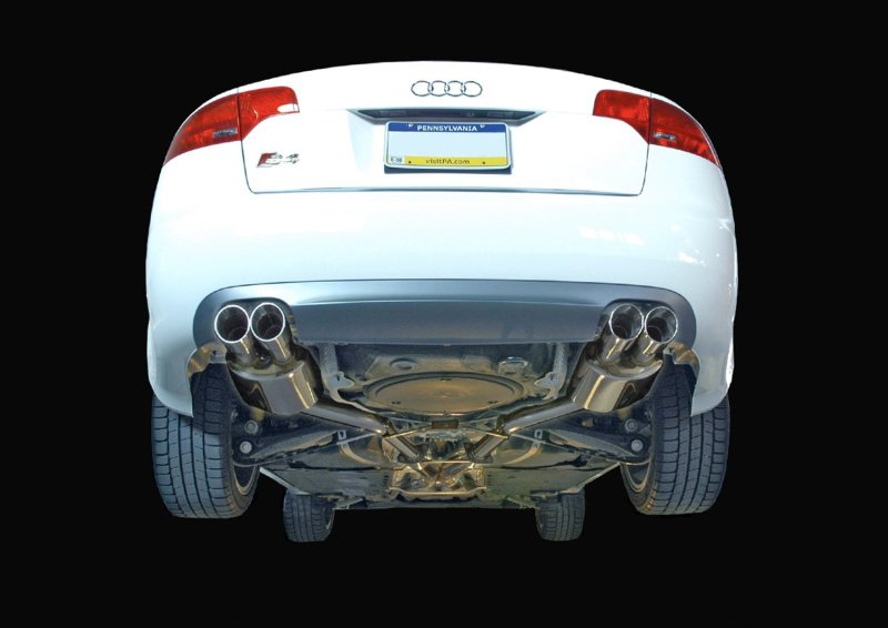AWE Tuning Audi B7 S4 Touring Edition Exhaust - Polished Silver Tips - Image 2