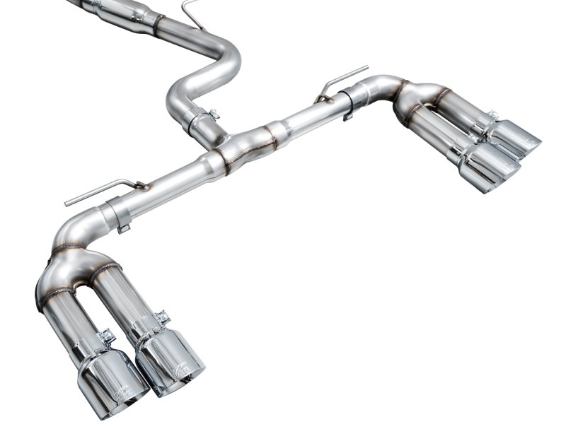 AWE 22-24 Audi 8Y S3 Track Edition Exhaust - Chrome Silver Tips - Image 7