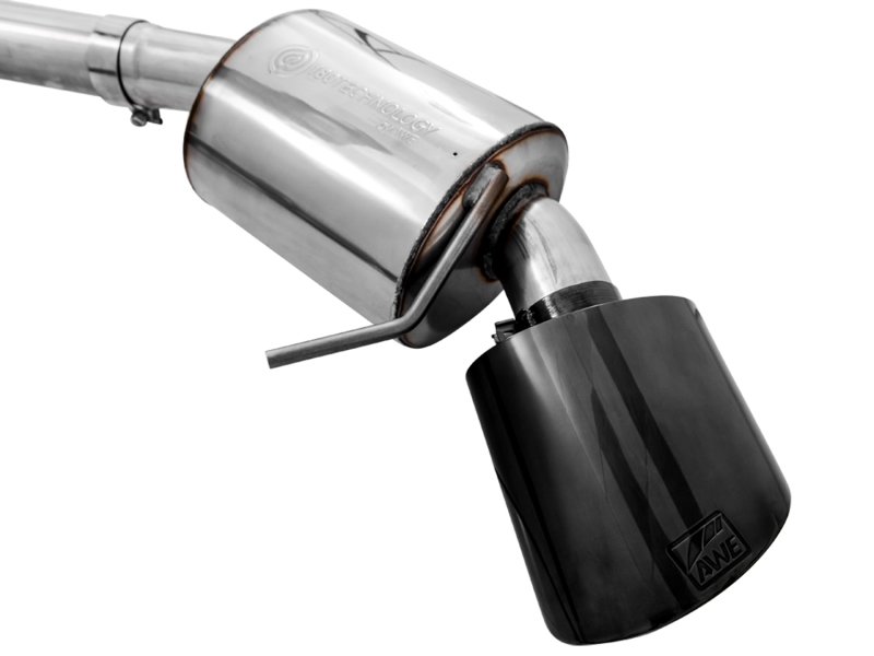 AWE Tuning Audi B9.5 RS 5 Coupe Non-Resonated Touring Edition Exhaust - RS-Style Diamond Black Tips - Image 7