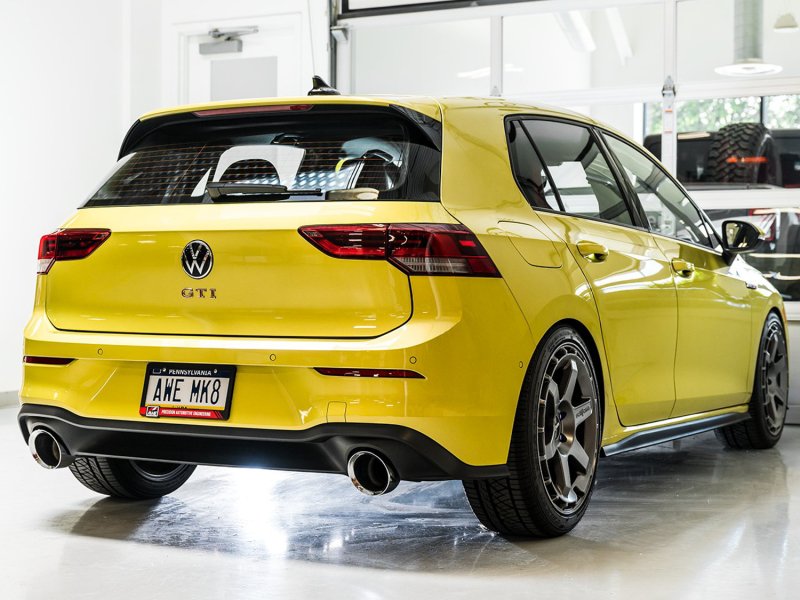 AWE 2022 VW GTI MK8 Touring Edition Exhaust - Chrome Silver Tips - Image 5