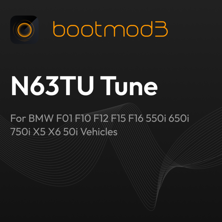 bootmod3 N63TU Tune - For BMW F06 F07 F10 F12 F13 F15 F16 550i 650i X5 X6 Vehicles
