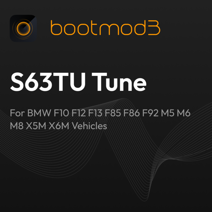 bootmod3 S63TU Tune - For BMW F10 F12 F13 F85 F86 M5 M6 X5M X6M Vehicles