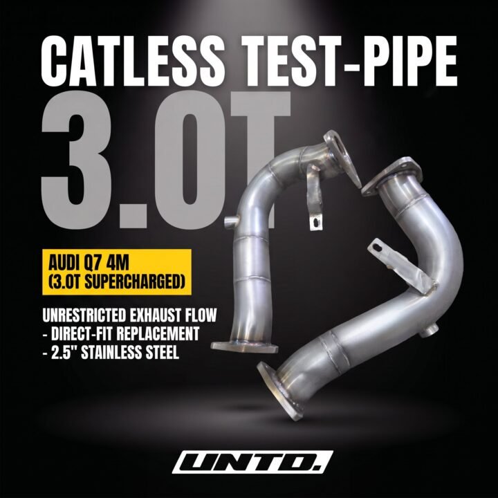 Untd. Performance Catless Test-Pipe Audi 3.0T Supercharged - Q7 4M (2016-2019)