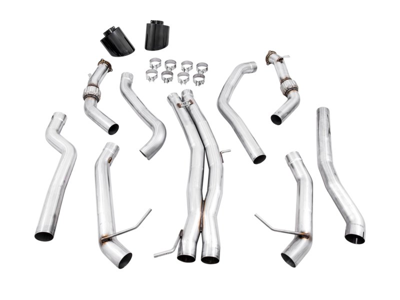 AWE Tuning Audi B9 RS5 Track Edition Exhaust w/ Diamond Black RS Tips - Image 5