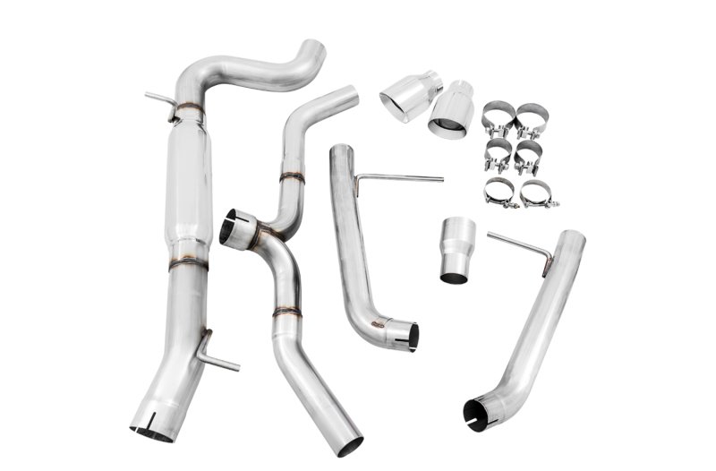 AWE Tuning VW MK7 Golf Alltrack/Sportwagen 4Motion Track Edition Exhaust - Polished Silver Tips - Image 5