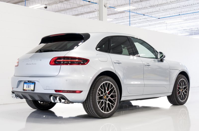AWE Tuning Porsche Macan Touring Edition Exhaust System - Chrome Silver 102mm Tips - Image 5