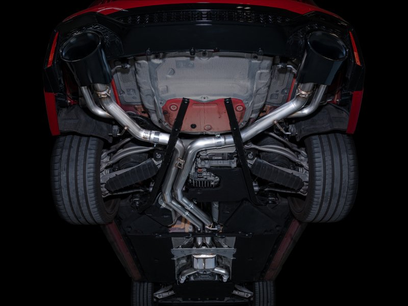 AWE Tuning 21-23 Audi C8 RS6/RS7 SwitchPath Cat-back Exhaust - Diamond Black Tips - Image 3