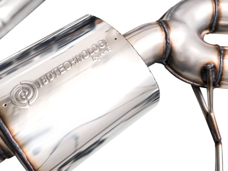 AWE Tuning 19-21 Porsche Macan 3.0T/2.9TT Touring Edition Catback Exhaust w/ Chrome Silver Tips - Image 8
