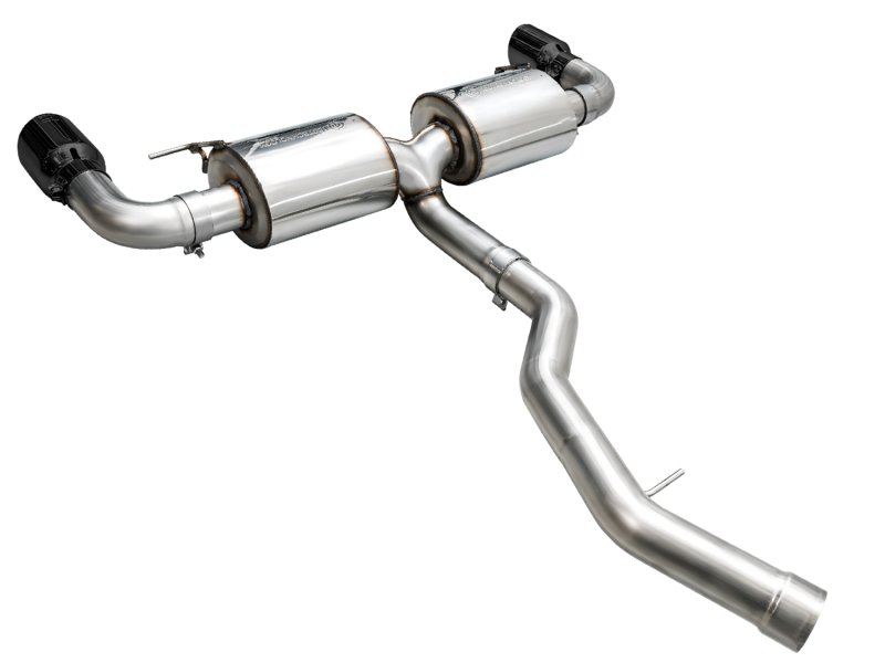 AWE 19-23 BMW 330i / 21-23 BMW 430i Base G2X Touring (Excl.Conv) Axle Back Exhaust - Diamond Black - Image 7