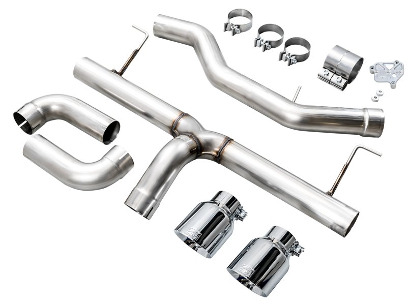 AWE 19-23 BMW 330i / 21-23 BMW 430i Base G2X Track Edition Axle Back Exhaust - Chrome Silver - Image 8
