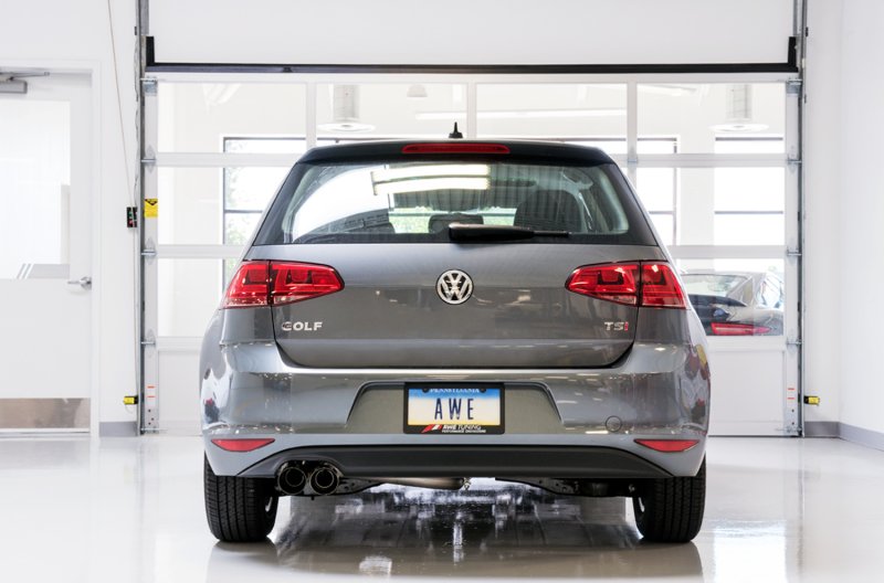 AWE Tuning VW MK7 Golf 1.8T Track Edition Exhaust w/Diamond Black Tips (90mm) - Image 3