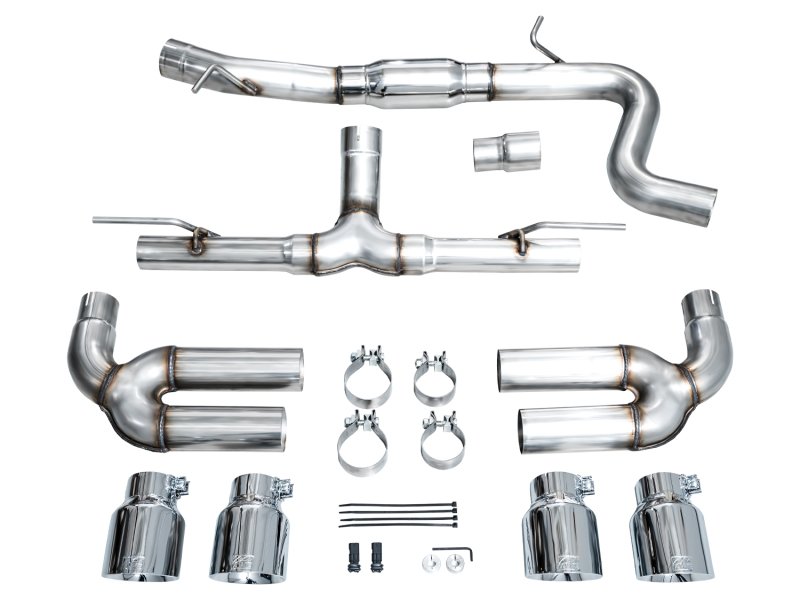 AWE 22-24 Audi 8Y S3 Track Edition Exhaust - Chrome Silver Tips - Image 8