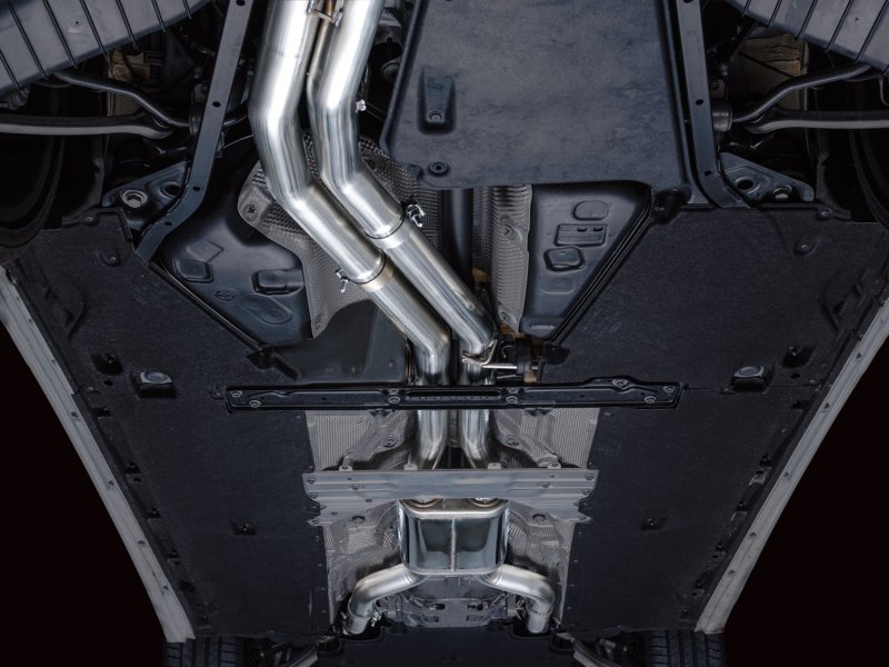 AWE Tuning 19-23 Audi C8 S6/S7 2.9T V6 AWD Touring Edition Exhaust - Diamond Black Tips - Image 7