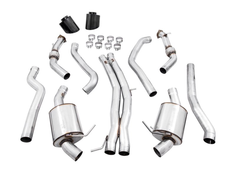 AWE Tuning Audi B9 RS5 Touring Edition Exhaust - w/ Diamond Black RS Tips - Image 8