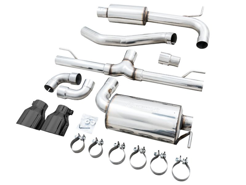AWE 2022 VW GTI MK8 Touring Edition Exhaust - Diamond Black Tips - Image 10