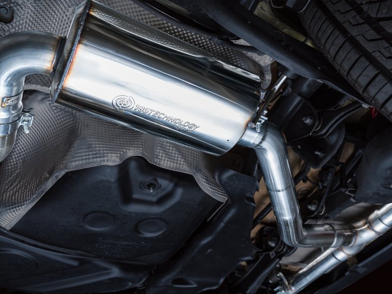AWE 2022 VW GTI MK8 Touring Edition Exhaust - Diamond Black Tips - Image 2