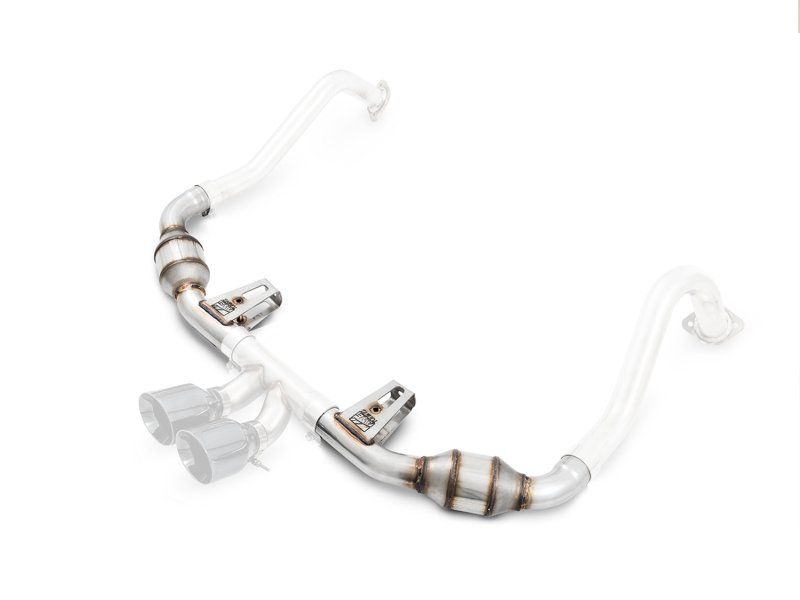 AWE Tuning Porsche 718 Boxster / Cayman Touring Edition Exhaust - Chrome Silver Tips - Image 2