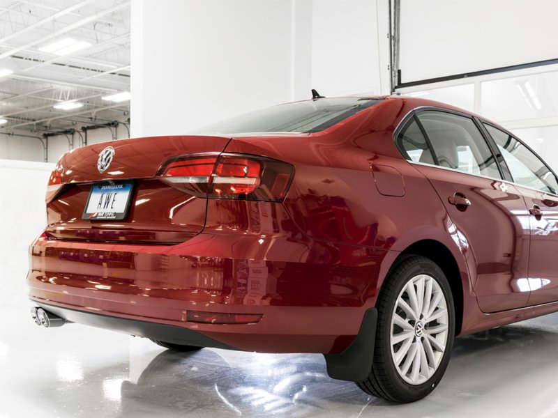 AWE Tuning 09-14 Volkswagen Jetta Mk6 1.4T Touring Edition Exhaust - Chrome Silver Tips - Image 3