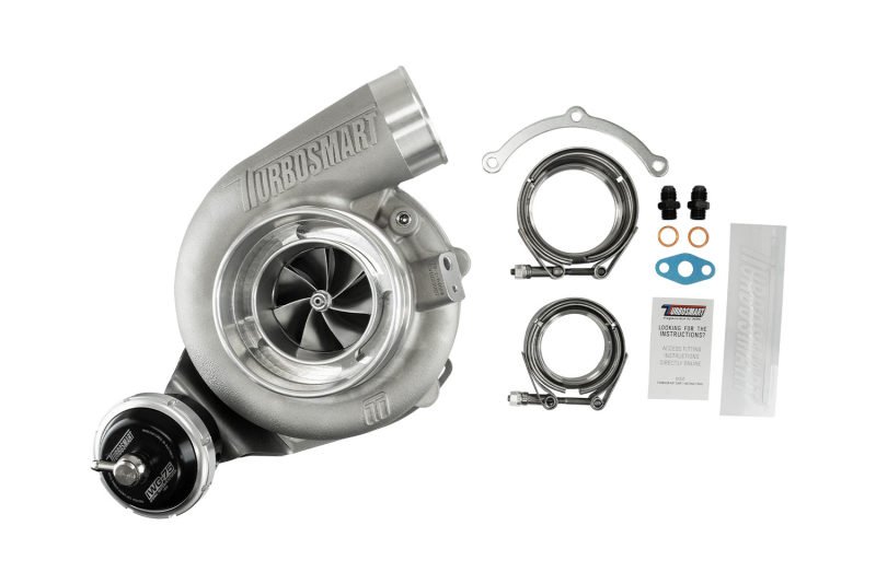 Turbosmart Water Cooled 6466 V-Band Inlet/Outlet A/R 0.82 IWG75 Wastegate TS-2 Turbocharger - Image 6